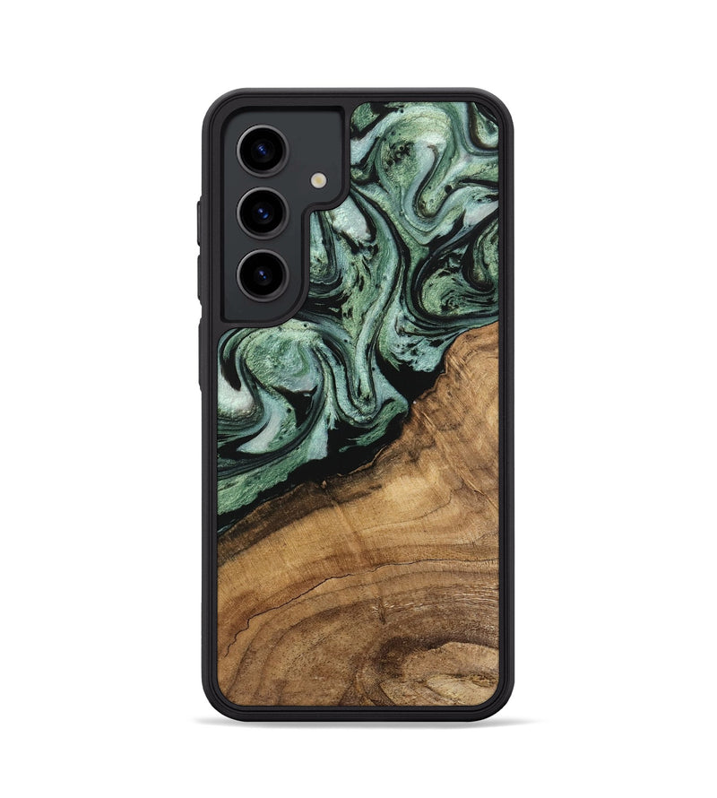 Galaxy S24 Wood Phone Case - Jaden (Green, 745937)