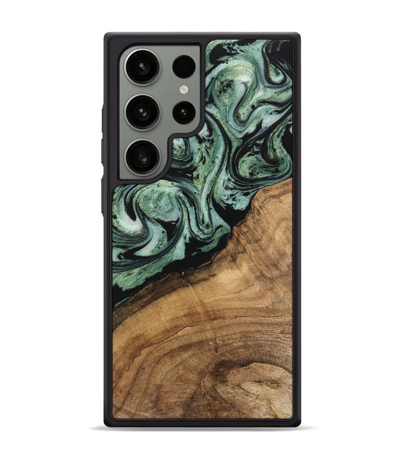 Galaxy S24 Ultra Wood Phone Case - Jaden (Green, 745937)