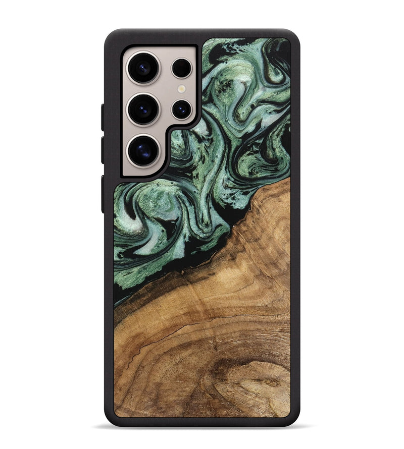 Galaxy S25 Ultra Wood Phone Case - Jaden (Green, 745937)