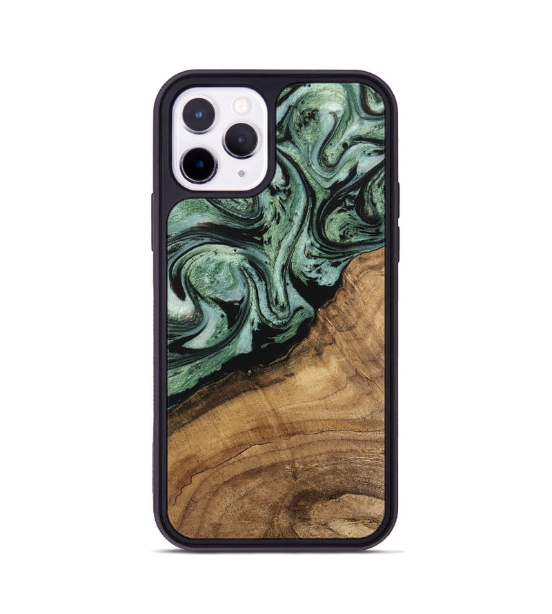 iPhone 11 Pro Wood Phone Case - Jaden (Green, 745937)