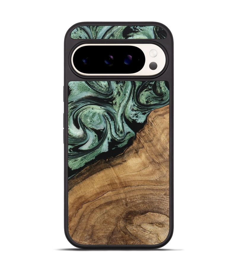 Pixel 9 Wood Phone Case - Jaden (Green, 745937)