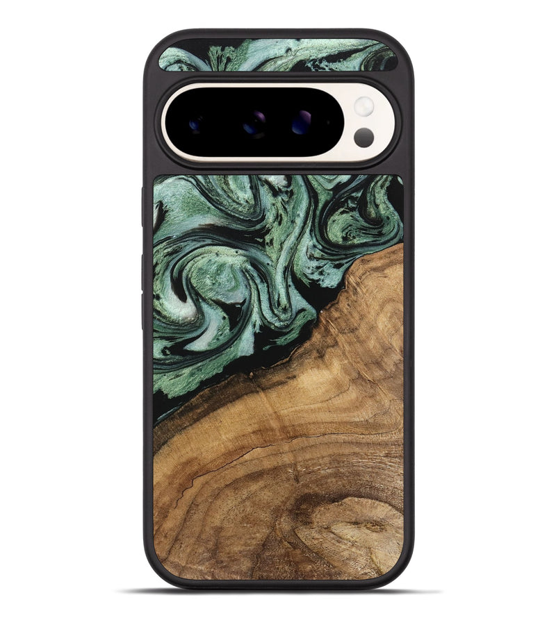 Pixel 9 Pro XL Wood Phone Case - Jaden (Green, 745937)