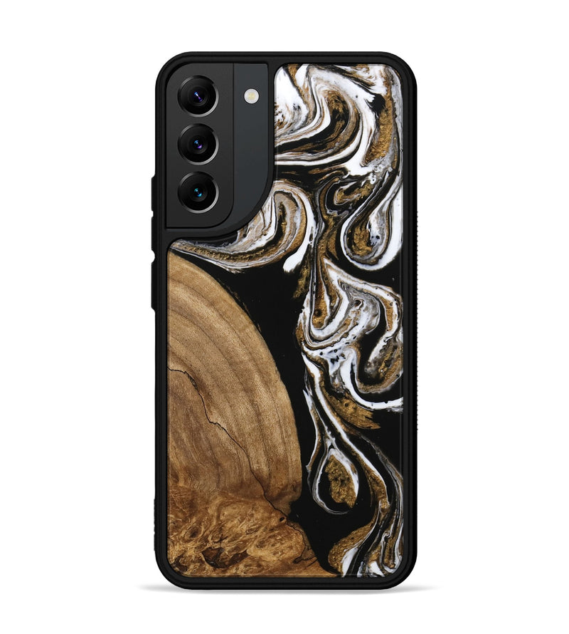 Galaxy S22 Plus Wood Phone Case - Khloe (Black & White, 745938)