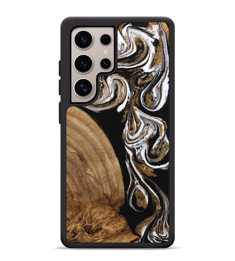 Galaxy S25 Ultra Wood Phone Case - Khloe (Black & White, 745938)