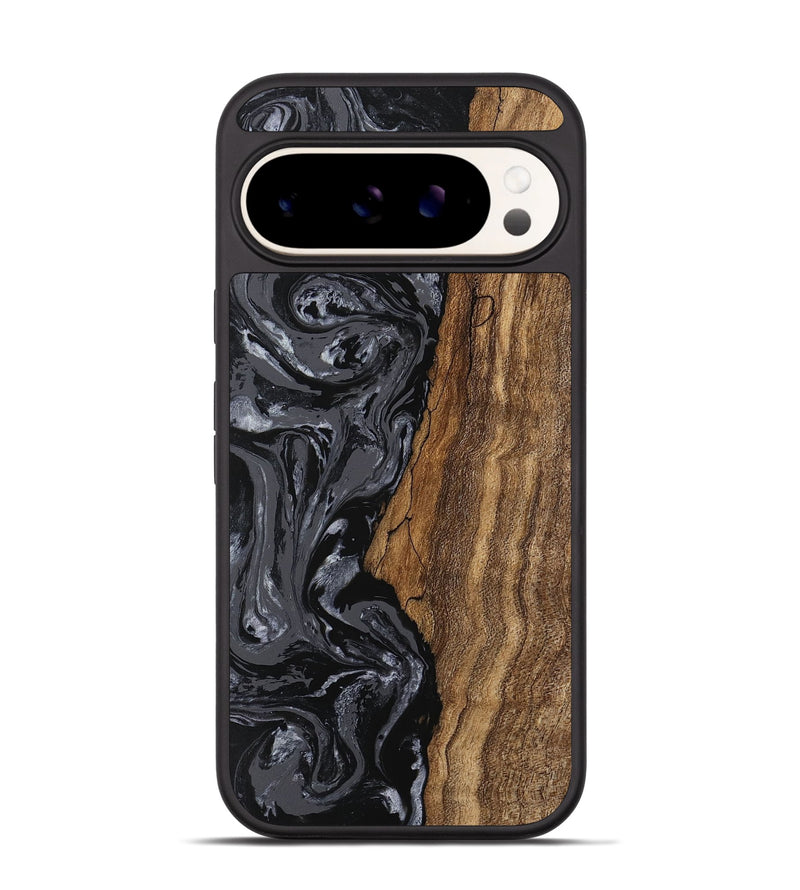 Pixel 9 Wood Phone Case - Terese (Black & White, 745939)