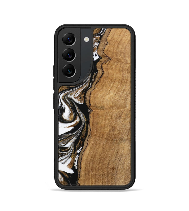 Galaxy S22 Wood Phone Case - Thiago (Black & White, 745940)