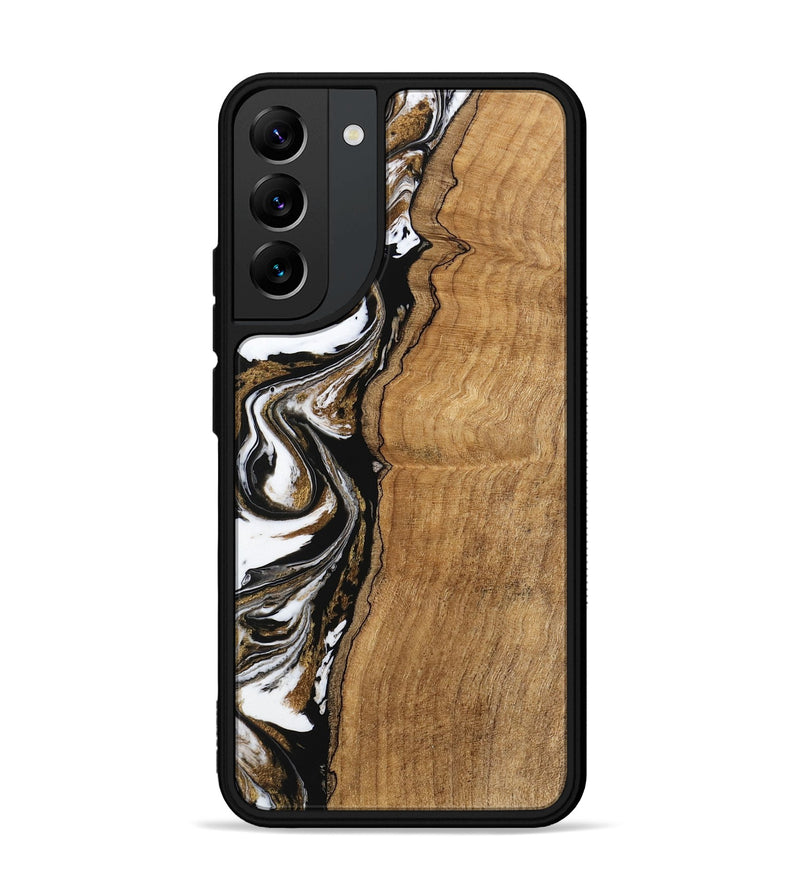 Galaxy S22 Plus Wood Phone Case - Thiago (Black & White, 745940)