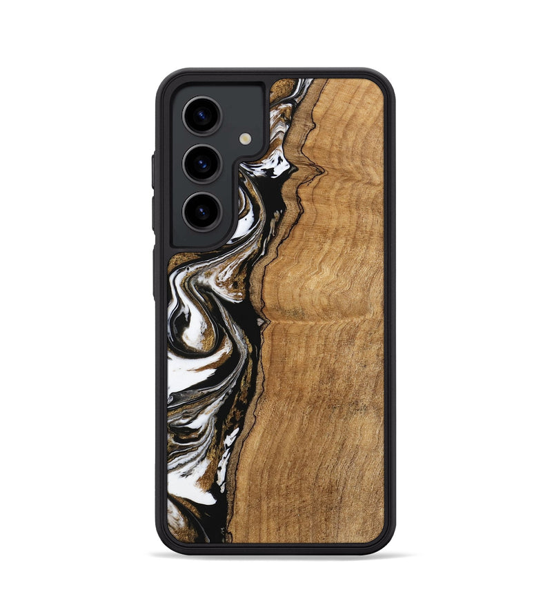 Galaxy S24 Wood Phone Case - Thiago (Black & White, 745940)