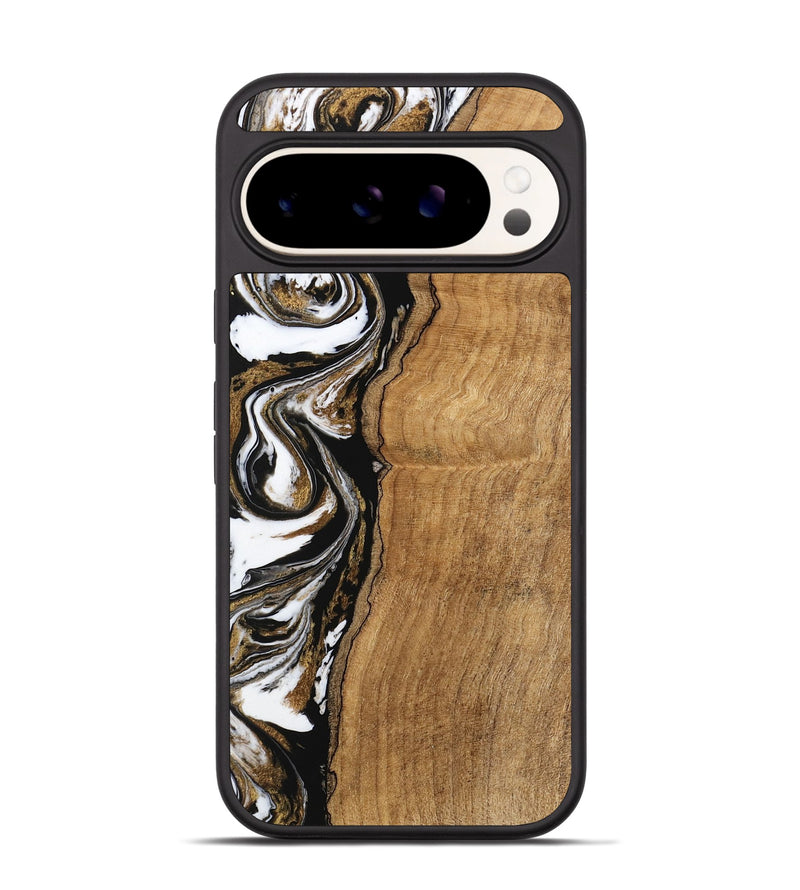 Pixel 9 Pro Wood Phone Case - Thiago (Black & White, 745940)