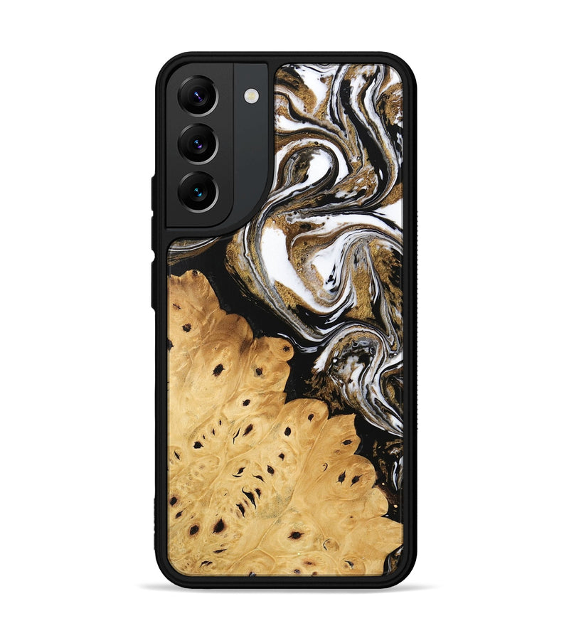 Galaxy S22 Plus Wood Phone Case - Joe (Black & White, 745941)