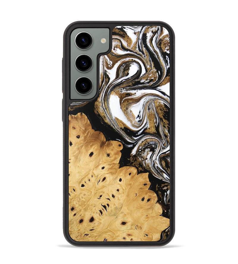 Galaxy S23 Plus Wood Phone Case - Joe (Black & White, 745941)