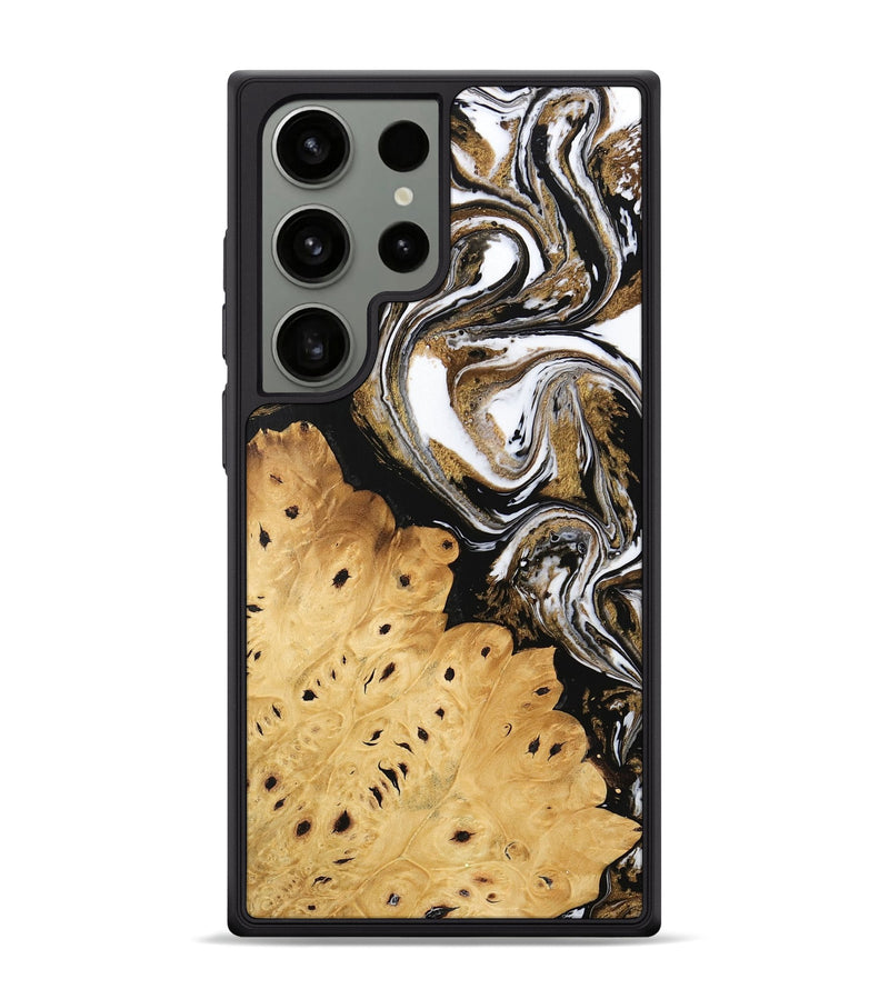 Galaxy S24 Ultra Wood Phone Case - Joe (Black & White, 745941)