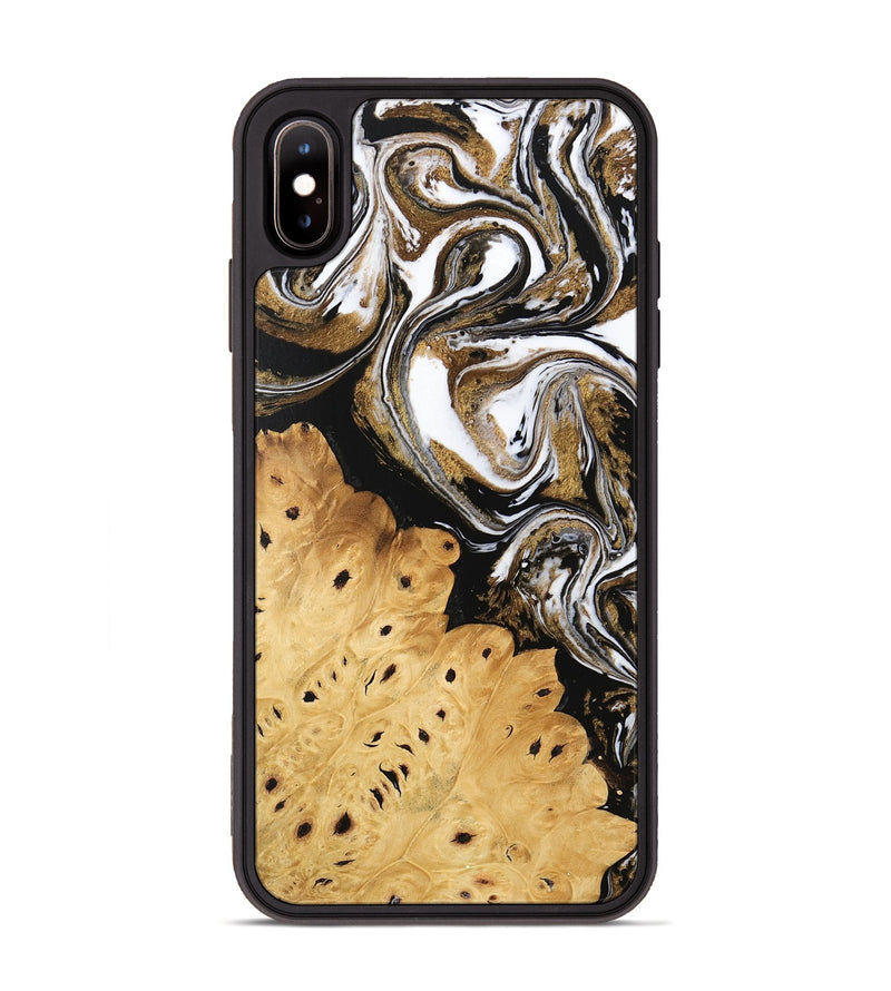 iPhone Xs Max Wood Phone Case - Joe (Black & White, 745941)