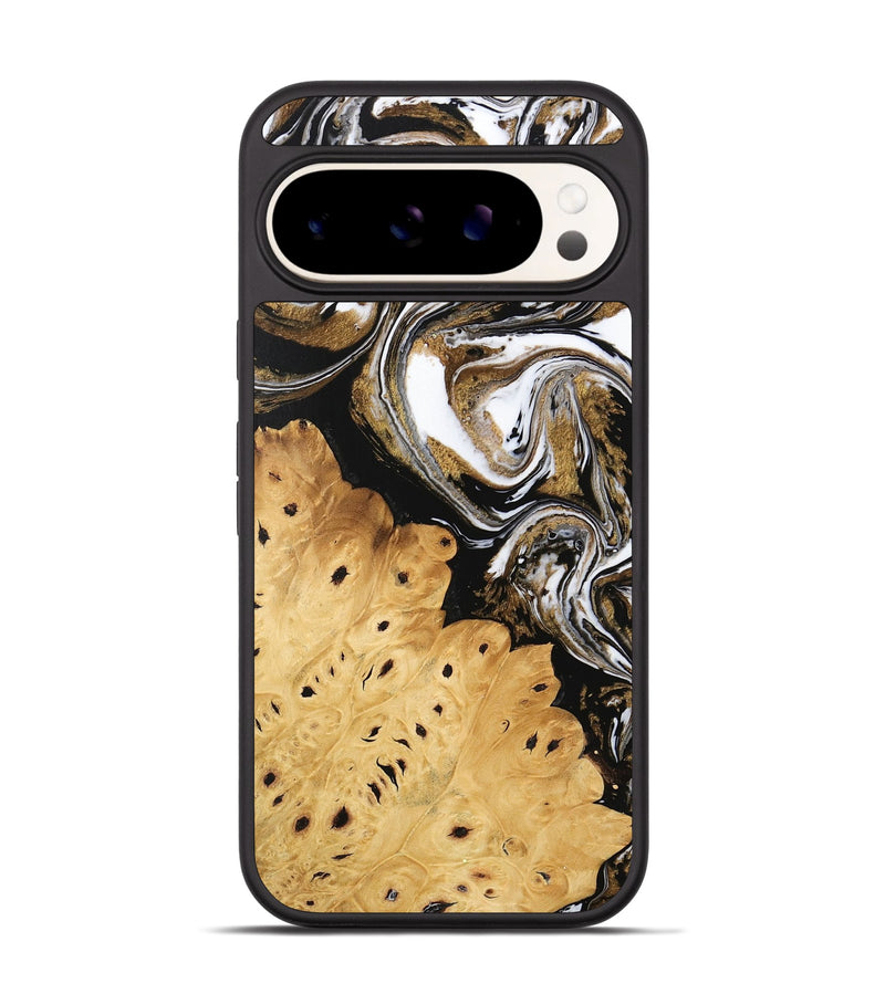 Pixel 9 Wood Phone Case - Joe (Black & White, 745941)