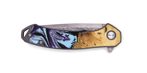 EDC Wood Pocket Knife - Vonda (Purple, 745942)