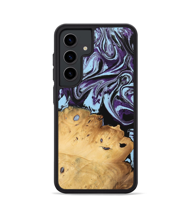 Galaxy S24 Wood Phone Case - Vonda (Purple, 745942)