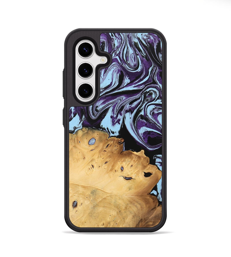 Galaxy S25 Wood Phone Case - Vonda (Purple, 745942)