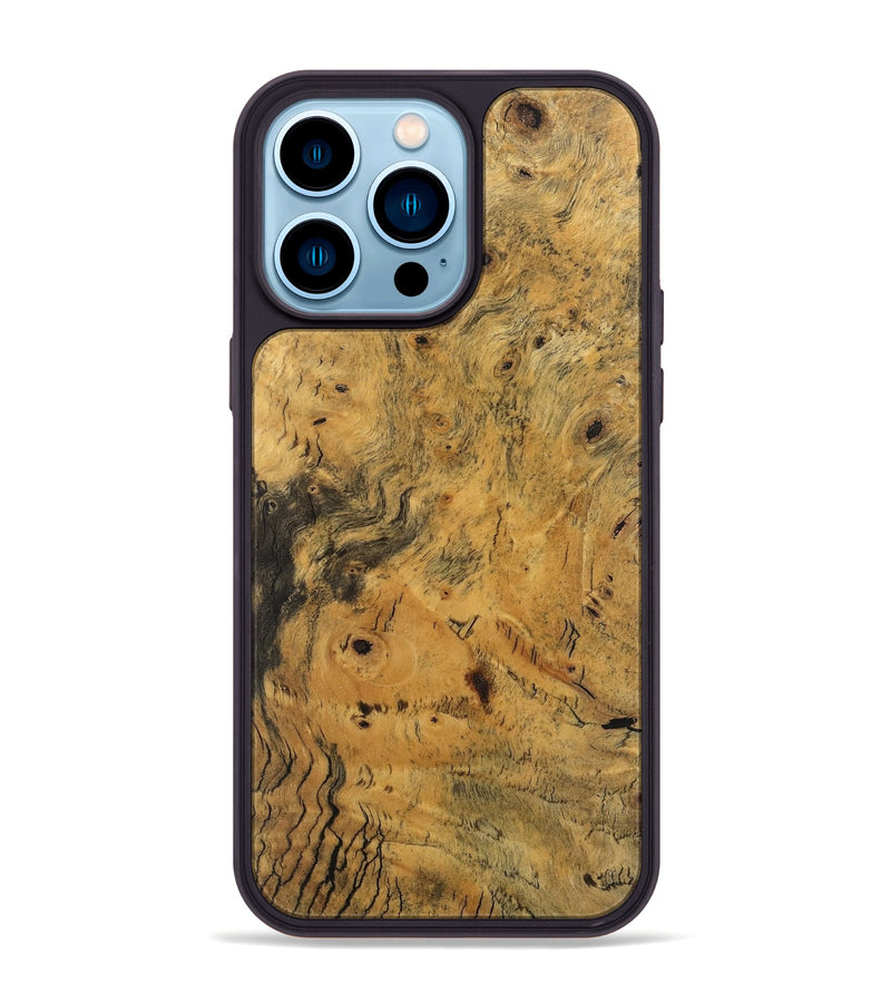 iPhone 14 Pro Max Wood Phone Case - Skyler (Wood Burl, 745946)