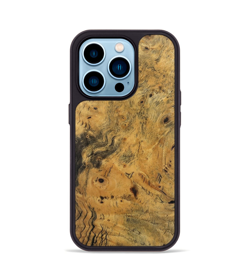 iPhone 14 Pro Wood Phone Case - Skyler (Wood Burl, 745946)