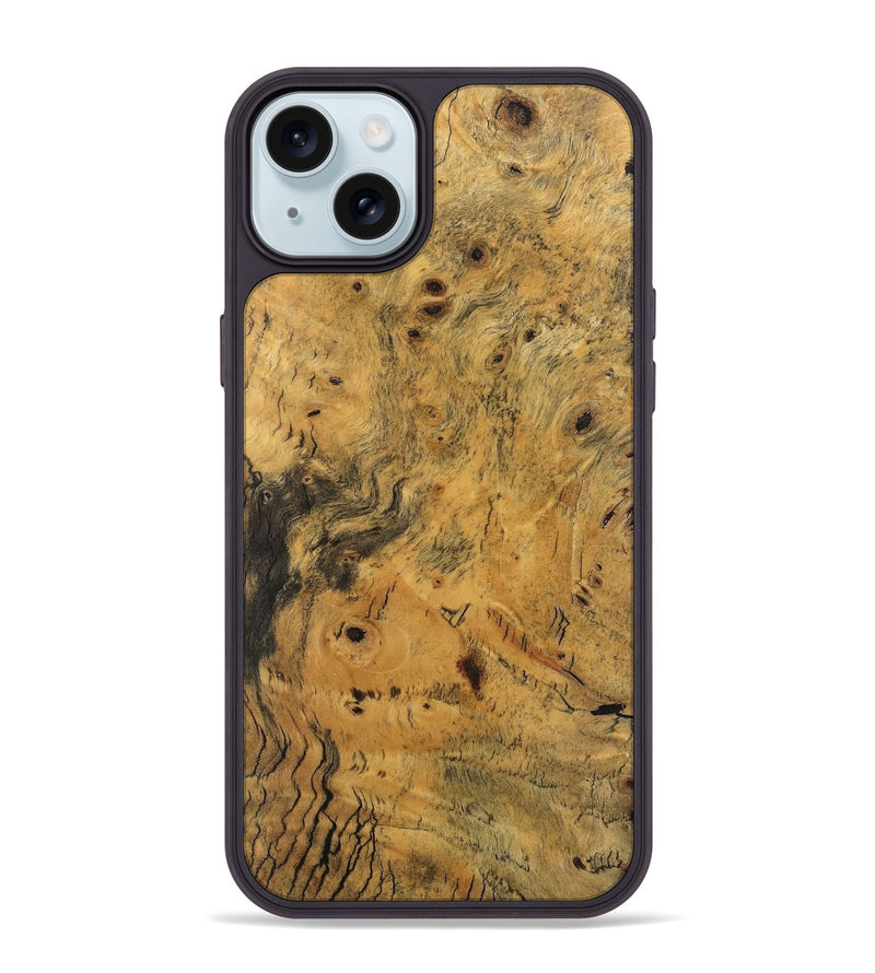 iPhone 15 Plus Wood Phone Case - Skyler (Wood Burl, 745946)