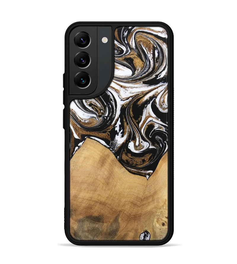 Galaxy S22 Plus Wood Phone Case - Verdie (Black & White, 745948)