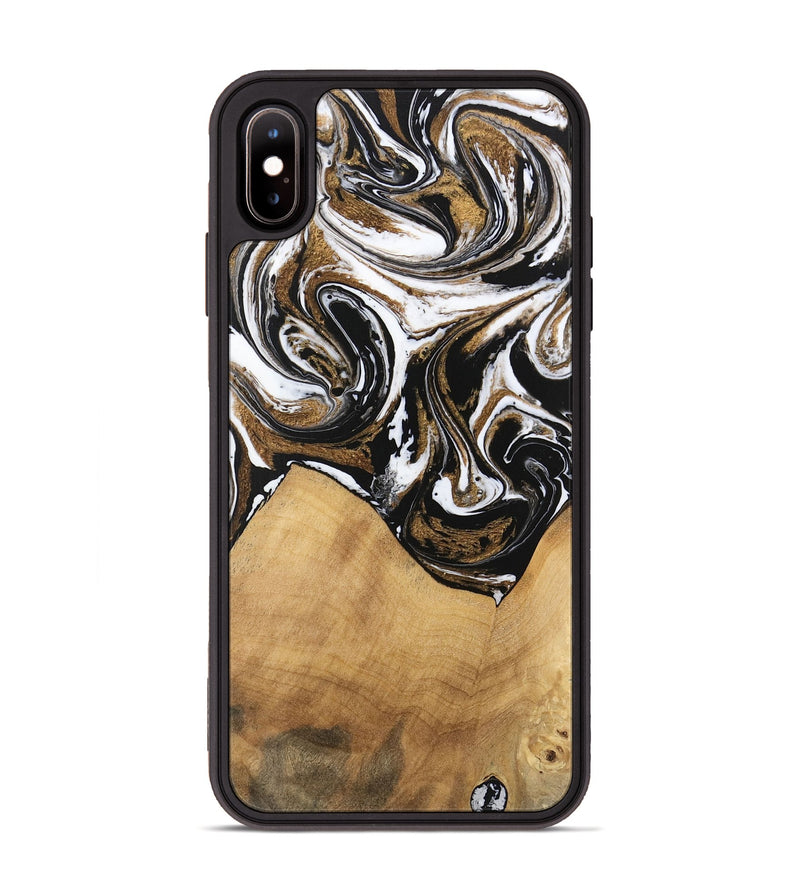 iPhone Xs Max Wood Phone Case - Verdie (Black & White, 745948)