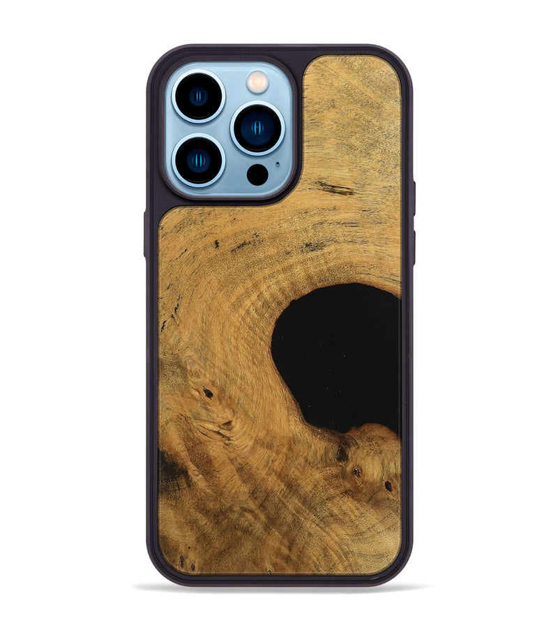 iPhone 14 Pro Max Wood Phone Case - Alissa (Wood Burl, 745951)