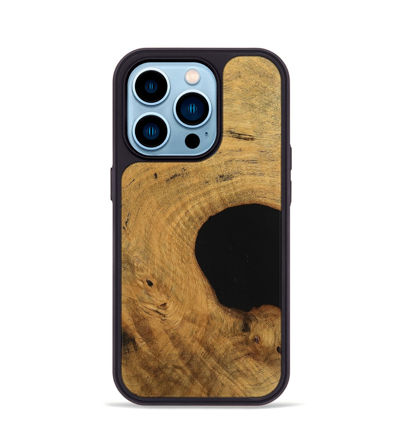 iPhone 14 Pro Wood Phone Case - Alissa (Wood Burl, 745951)