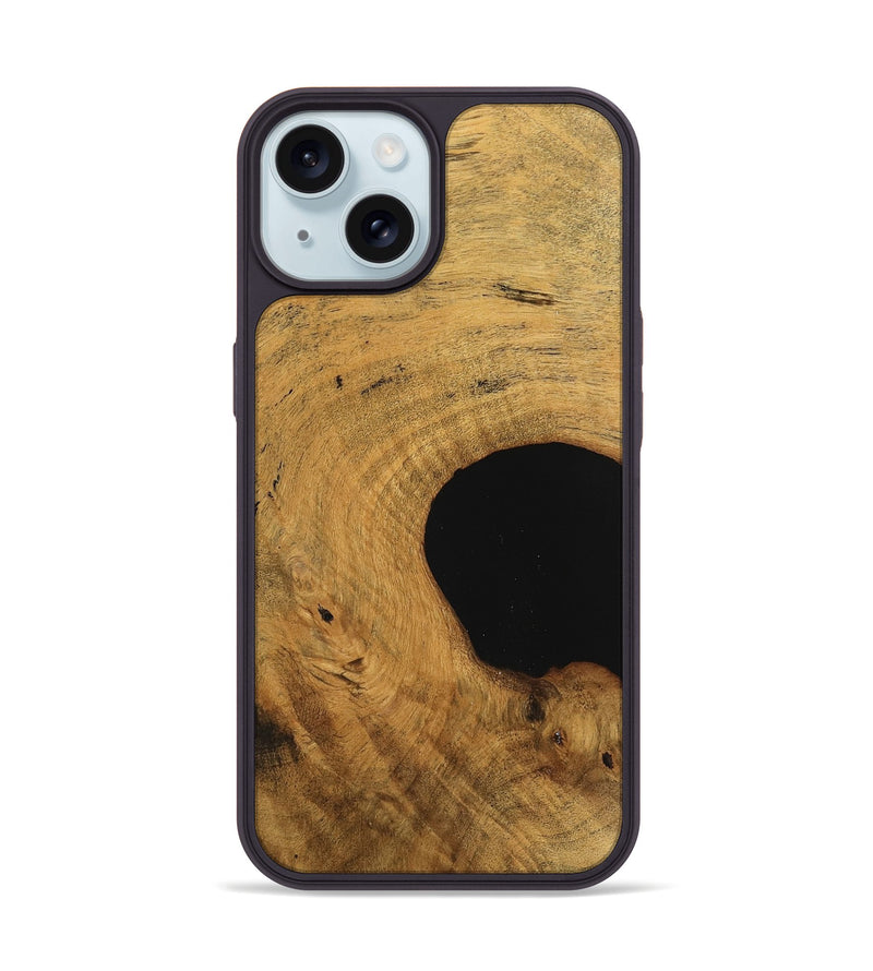 iPhone 15 Wood Phone Case - Alissa (Wood Burl, 745951)