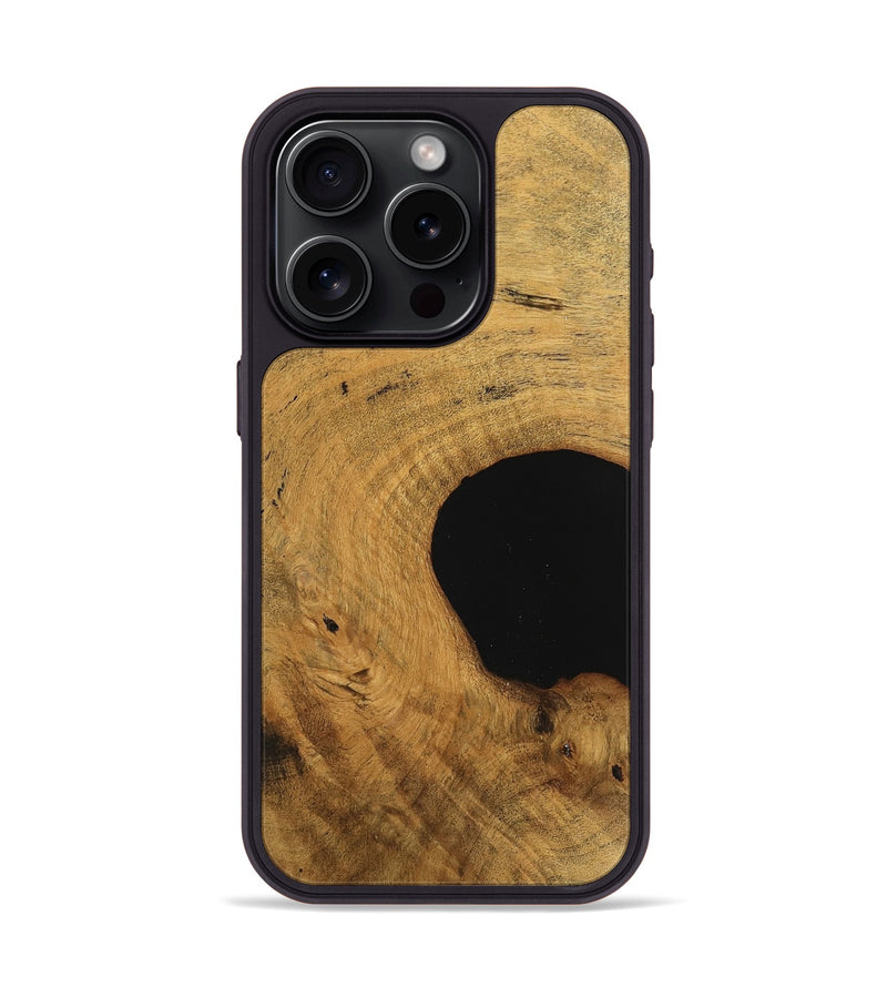 iPhone 15 Pro Wood Phone Case - Alissa (Wood Burl, 745951)