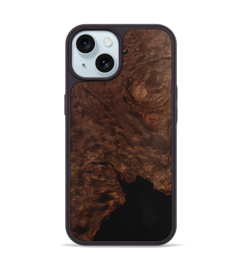 iPhone 15 Wood Phone Case - Rayan (Wood Burl, 745952)