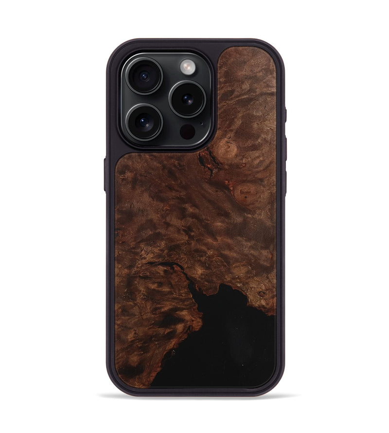 iPhone 15 Pro Wood Phone Case - Rayan (Wood Burl, 745952)