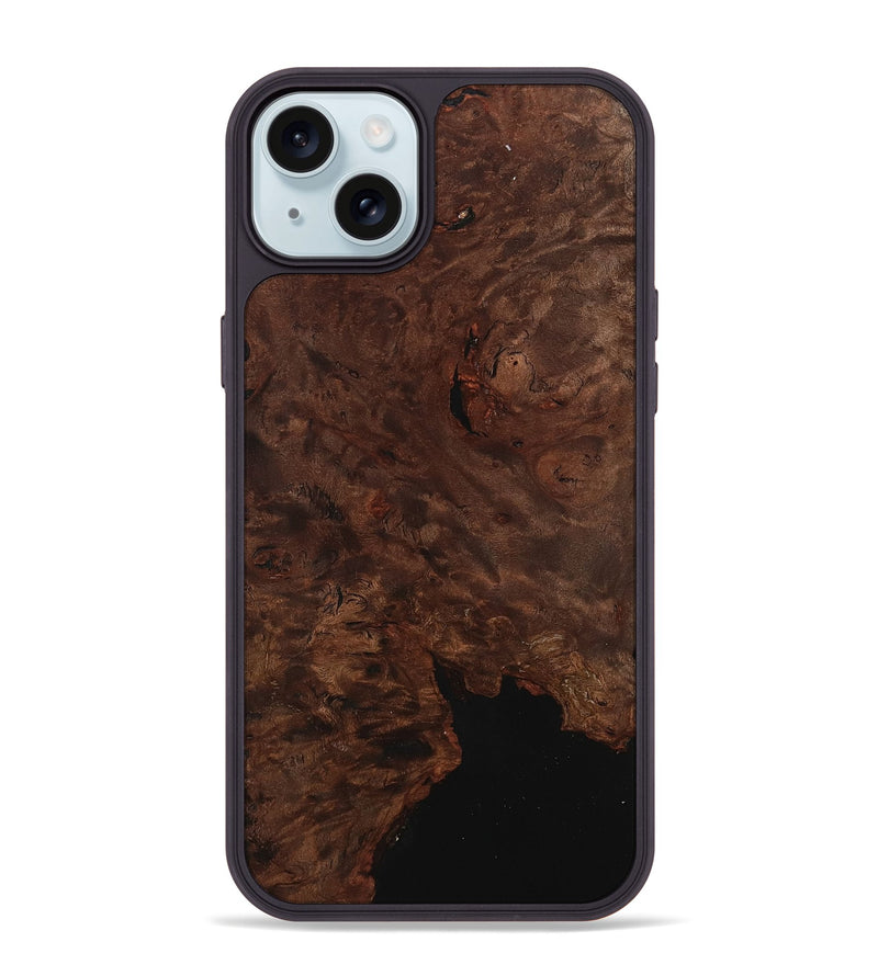 iPhone 15 Plus Wood Phone Case - Karma (Wood Burl, 745953)