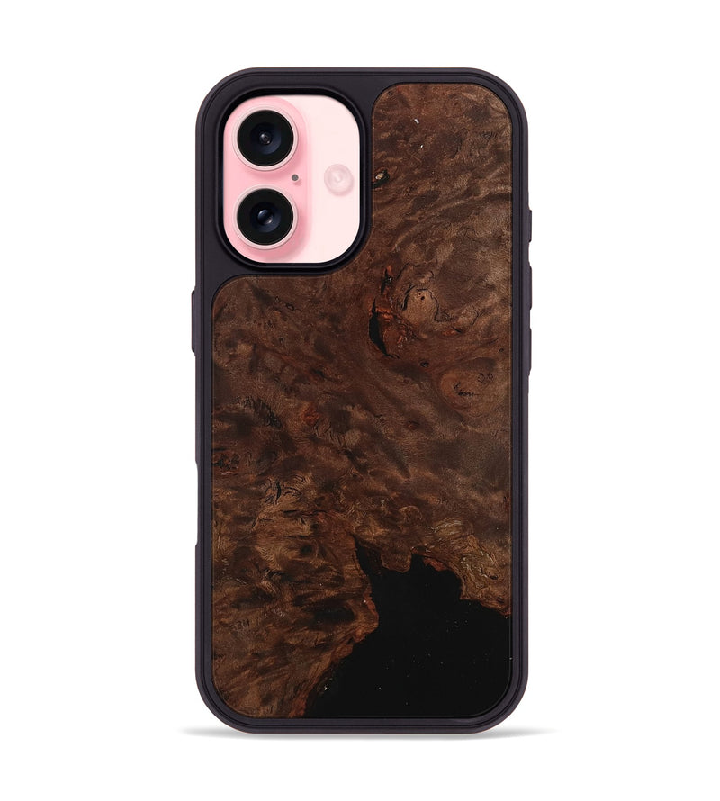 iPhone 16 Wood Phone Case - Karma (Wood Burl, 745953)