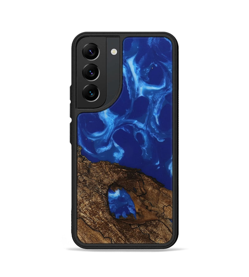 Galaxy S22 Wood Phone Case - Maude (Blue, 745954)