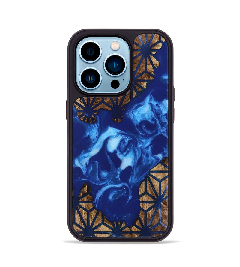 iPhone 14 Pro Wood Phone Case - Lora (Pattern, 745956)