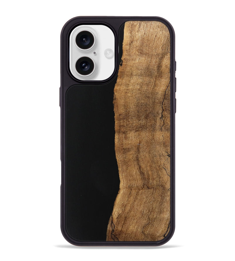 iPhone 16 Plus Wood Phone Case - Saige (Wood Burl, 745957)