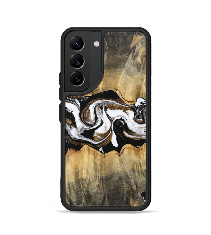 Galaxy S22 Wood Phone Case - Yisroel (Black & White, 745961)