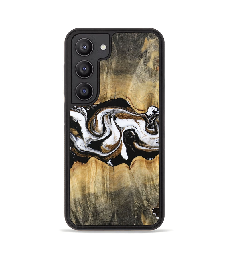 Galaxy S23 Wood Phone Case - Yisroel (Black & White, 745961)