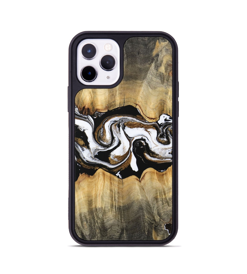 iPhone 11 Pro Wood Phone Case - Yisroel (Black & White, 745961)