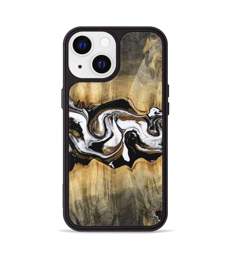 iPhone 13 Wood Phone Case - Yisroel (Black & White, 745961)