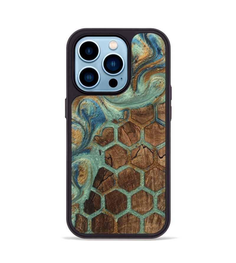 iPhone 14 Pro Wood Phone Case - Eli (Pattern, 745966)