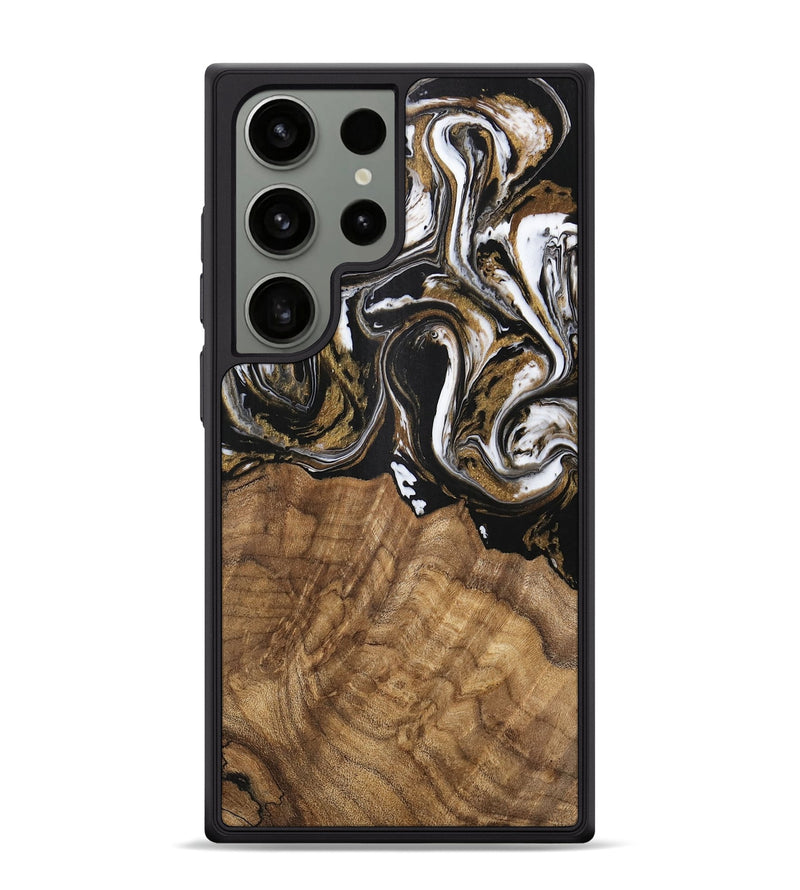 Galaxy S24 Ultra Wood Phone Case - Paulina (Black & White, 745967)