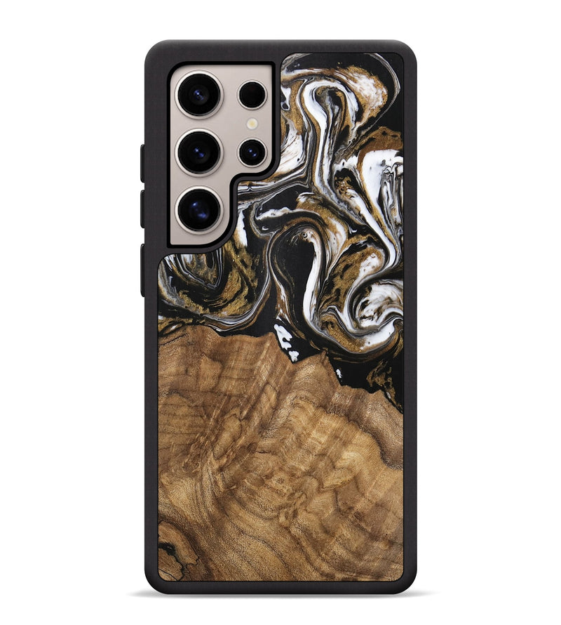 Galaxy S25 Ultra Wood Phone Case - Paulina (Black & White, 745967)