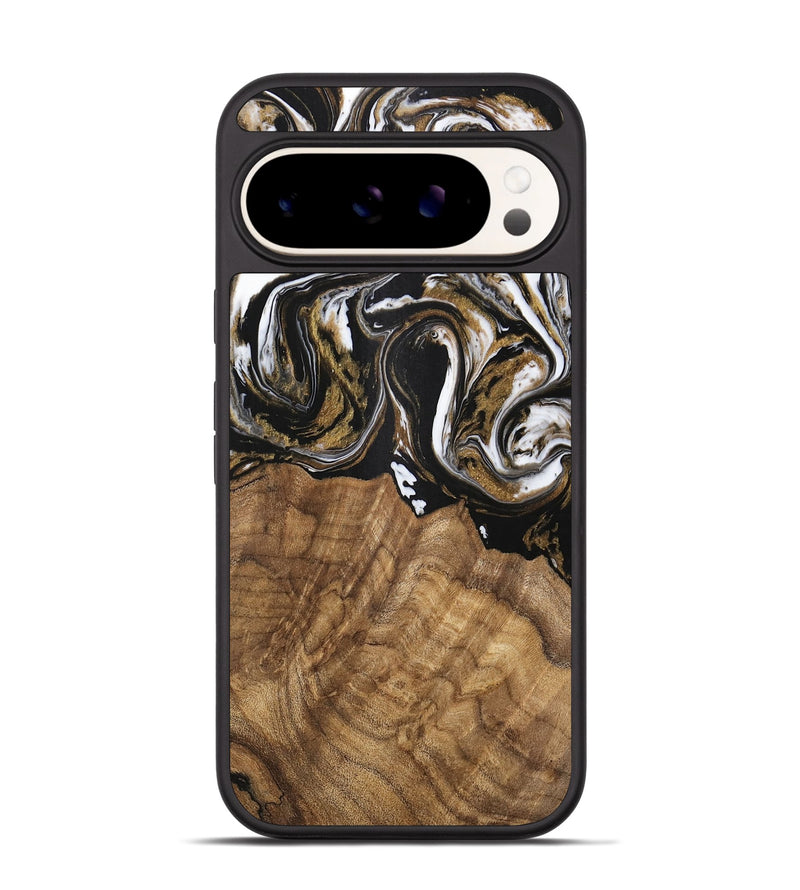 Pixel 9 Wood Phone Case - Paulina (Black & White, 745967)