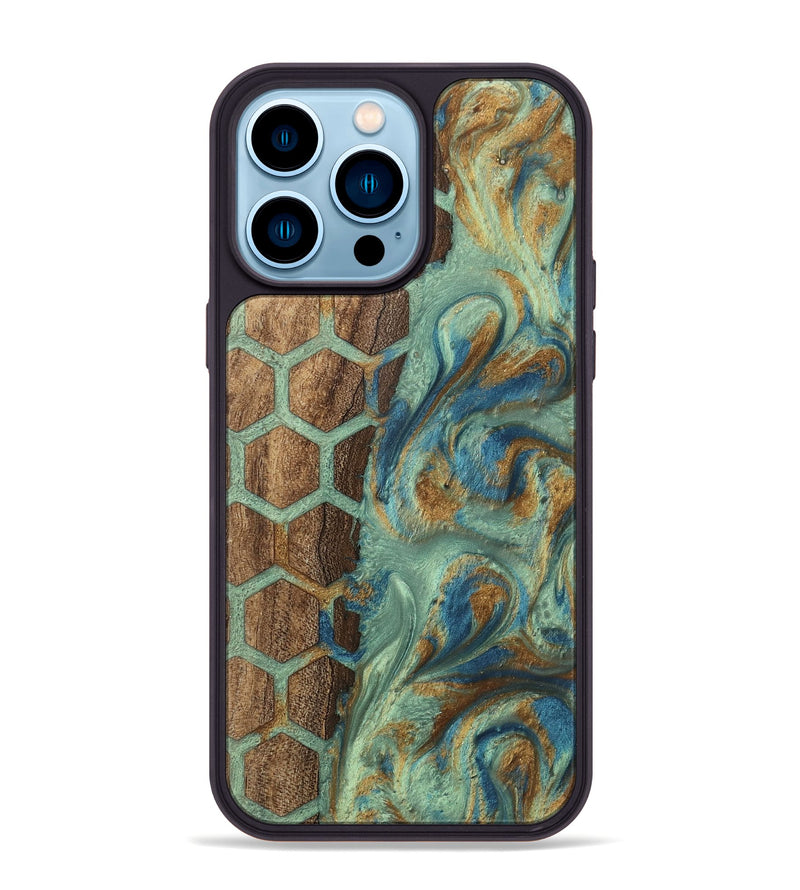 iPhone 14 Pro Max Wood Phone Case - Cassian (Pattern, 745968)