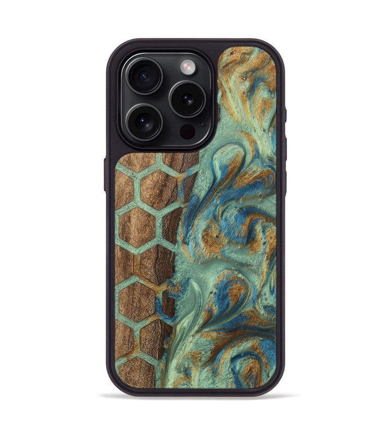 iPhone 15 Pro Wood Phone Case - Cassian (Pattern, 745968)