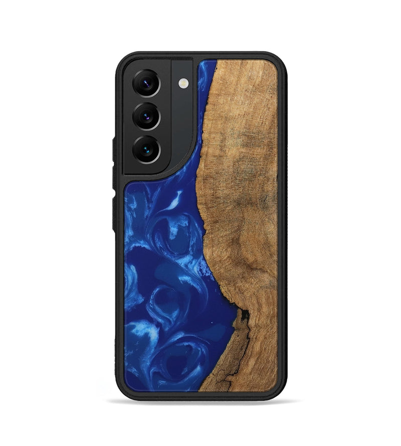 Galaxy S22 Wood Phone Case - Toni (Blue, 745972)