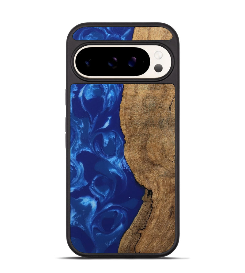 Pixel 9 Pro Wood Phone Case - Toni (Blue, 745972)