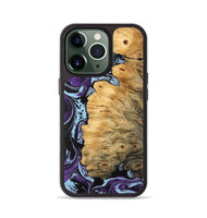 iPhone 13 Pro Wood Phone Case - Phoenix (Purple, 745975)